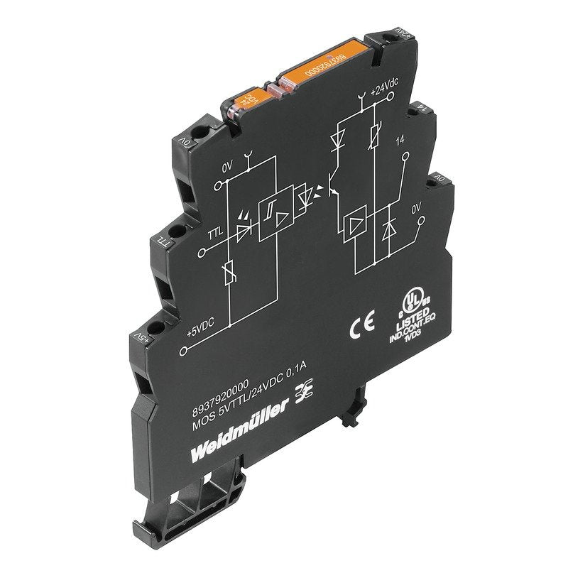 Weidmüller - Optokoppler Solid-State-Relais MOS 5VTTL/24VDC 0,1A 19,6-28,8VDC