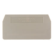 Weidmüller - Abschluss- und Zwischenplatte für Reihenklemme Abschlußplatte ZAP/TW 1 59,5x2x30,5mm