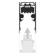 Waldmann Light - Pendelleuchte Pendel-Leuchtengehäuse DLP/WS/MITTEL/2244MM Mittel, 2244mm