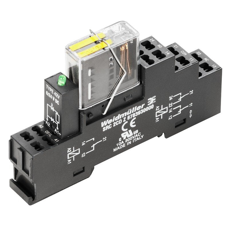 Weidmüller - Schaltrelais Relaiskoppler RCIKITZ24VDC2COLDFG − 10 Stück