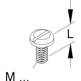 Niedax - Maschinenschraube/Bolzen Flachkopfschraube FK 6X10 E4 − 50 Stück