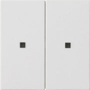 Gira - Bussystem-Tastwippe KNX RF Bedienaufsatz 2-f. 510727 Reinweiß