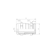 Jacob - Kabelverschraubung MS-UNI-Dichtring 18M256595 KV M 25X1,5 − 50 Stück