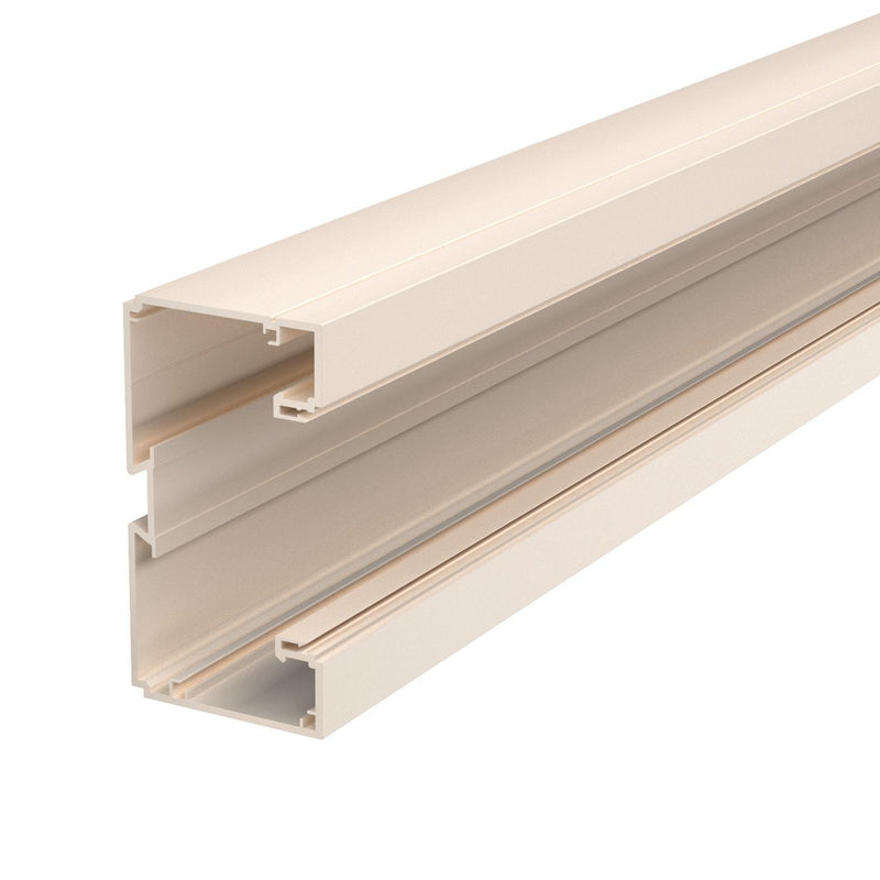 Rehau - Geräteeinbaukanal SIGNA BASE Unterteil BRK 70130 cws 70x130, RAL9001 − 2 Meter