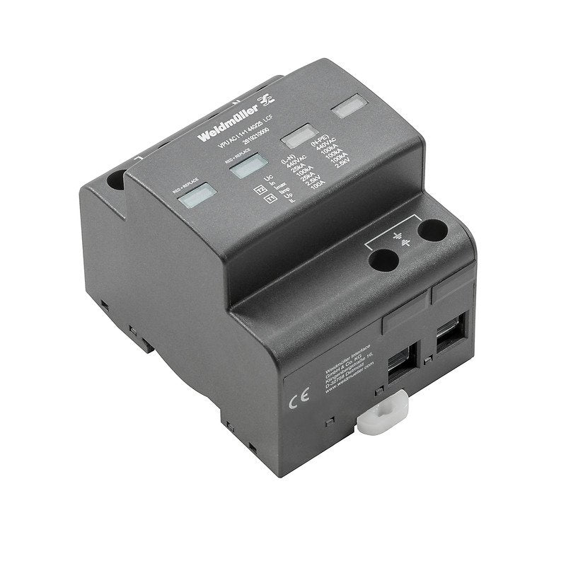 Weidmüller - Überspannungsableiter für Energietechnik/Stromversorgung Überspannungsschutz VPUACI1+1440/25LCF AC, 400 V