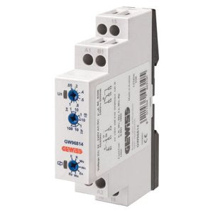 Gewiss - Zeitrelais Installationstechnik für Reiheneinbau Multifunktionsrelais GW96814 24-240V AC/DC 8A 1W
