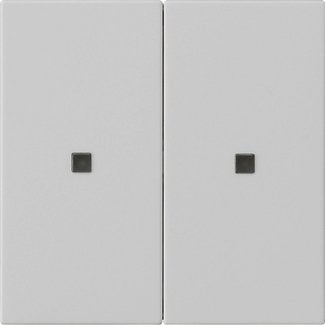 Gira - Bussystem-Tastwippe KNX RF Bedienaufsatz 2-f. 5107015 Grau