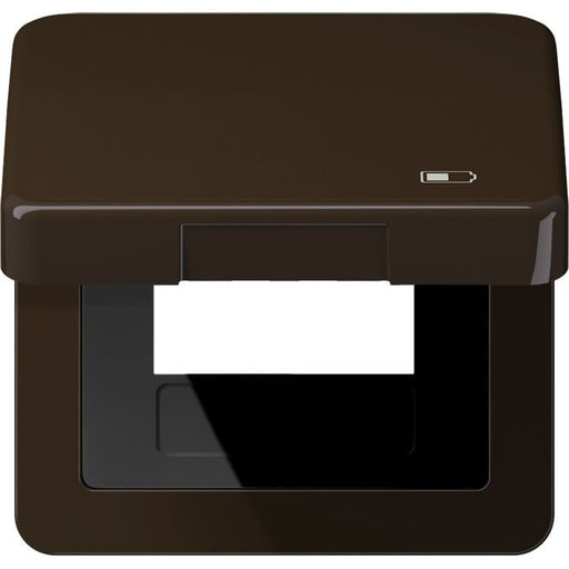 Jung - Abdeckrahmen Klappdeckel CD 590 KL USB BR Symbol USB-Ladegerät