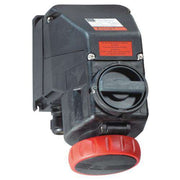 Stahl - Explosionsgeschützte CEE-Steckdose (IEC 60309) Schaltersteckdose 8570/11-506-S#273898 16A,3p.,220-415V,rot