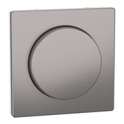 Merten - Abdeckung/Bedienelement für Installationsschalterprogramme Zentralplatte nickelmet MEG5250-6050 mit Drehknopf