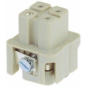 Harting - Kontakteinsatz für Rechtecksteckverbinder Buchseneinsatz 09200032711 HAN 3A-BU-S