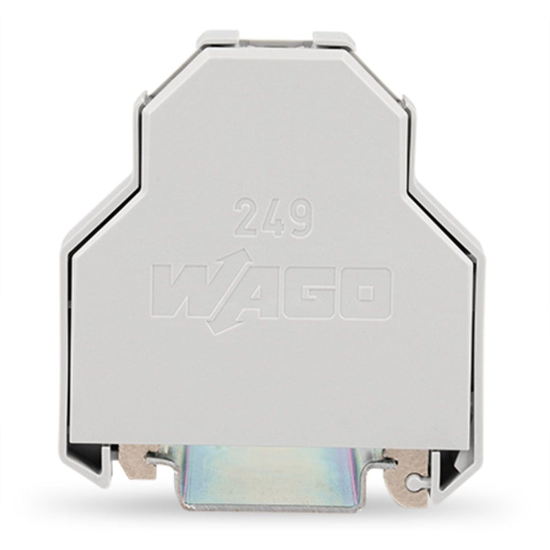 WAGO - Endklammer/-halter für Reihenklemme Schraubenlose Endklammer 249-198 14 mm breit,für Trag − 10 Stück