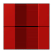 Jung - Abdeckung/Bedienelement für Installationsschalterprogramme Tastensatz 2fach LC 502 TSA 227 rouge vermillon 31