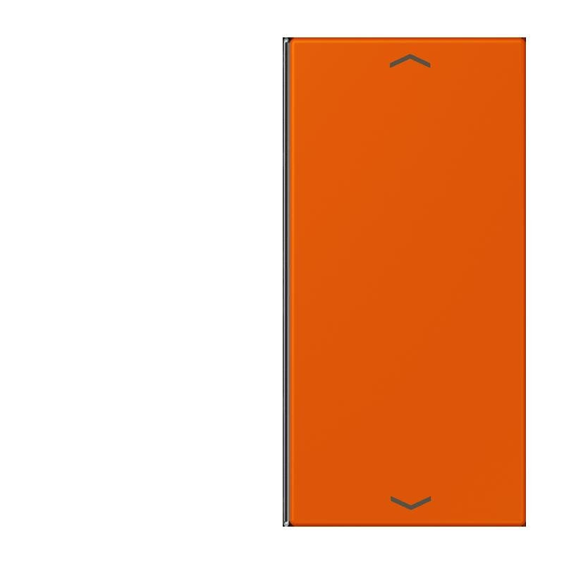 Jung - Abdeckung/Bedienelement für Installationsschalterprogramme Taste 2fach m. Pfeilsymb. LC 402 TSAP 260 orange vif