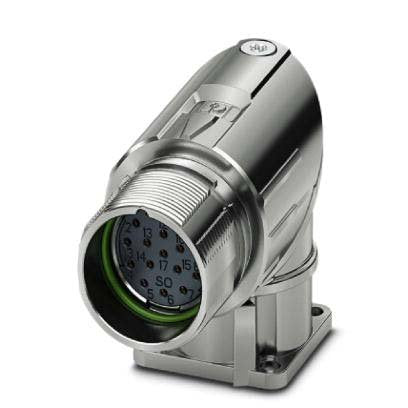 Phoenix Contact - Rundsteckverbinder, Einbau (ohne Leitung) Gerätesteckverbinder M23-17S1N8AA600S Vorderwand