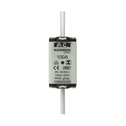 Eaton - Messersicherung Sicherungseinsatz Nieders. 100NHG02BI 100A AC 500V 120kA − 3 Stück