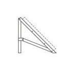 Vaillant - Zubehör/Ersatzteile für Solarkollektoren Gestell 0020092553 f.Fassaden-/Balkonm