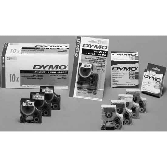 Newell Brands - Schriftband D1 Schriftband 19mm/7m 45800 schwarz auf transp