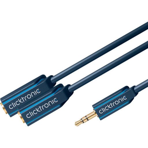 Clicktronic - Konfektioniertes A/V-Kabel MP3 Sound-Duo-Adapter 70491 0,1m