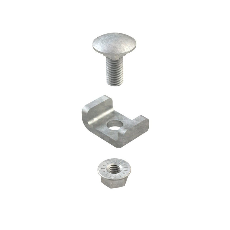 Niedax - Verbinder für Kabeltragsystem Gitterrinnenverbinder MTSCO 6 F 6mm, Stahl