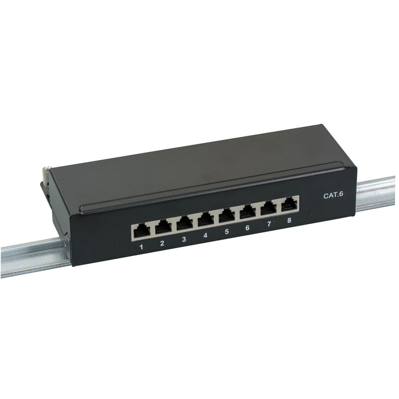 EFB-Elektronik - Patchpanel Kupfer Mini-Patchpanel 37736.8 8xRJ45, grau