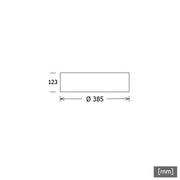 LTS Licht&Leuchten - Decken-/Wandleuchte LED-Pendel-/Anbauleuchte PLL 22.385 #642182 840 DALI opal sw