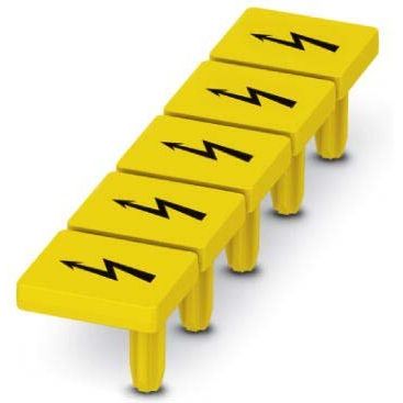 Phoenix Contact - Warn-/Hinweisschild Warnschild WS PT 6 ge/sw, 8,2mm − 10 Stück