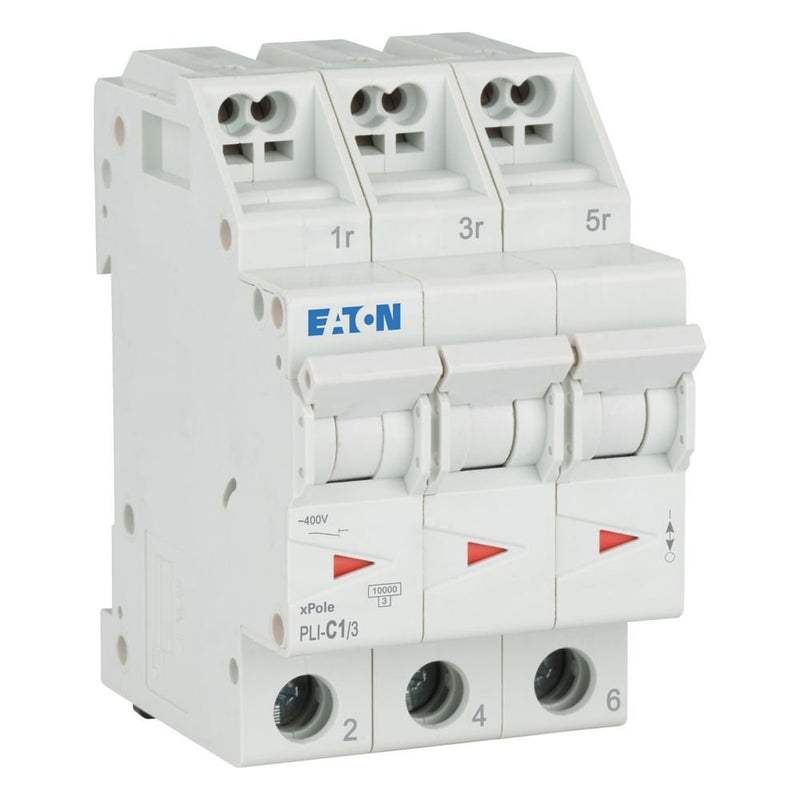 Eaton - Leitungsschutzschalter Leitungsschutzschalter PLI-C1/3 1 A, 3p,Steckkl. C