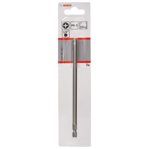 Bosch - Bit Schrauberbit Extra-Hart PH 2607001542 3, 152 mm, 1er-Pack