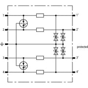 DEHN - Überspannungsableiter für Informations-/MSR-Technik Überspannungsabl.-Modul BSP M4 BE 12 f.BLITZDUCTOR SP