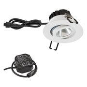 EVN Lichttechnik - Downlight/Strahler/Flutlicht LED-Deckeneinbauleuchte PCE650N60102 3000K V4A ws