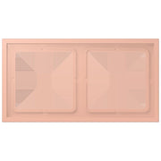 Jung - Abdeckrahmen Rahmen 2-fach LCZ 982 BF 231 rose clair