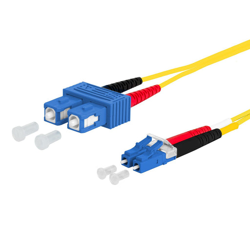 Metz Connect - Patchkabel LWL Duplexkabel LC/SC 151P1EOJO10E E9 OS2 1m − 1 Stück