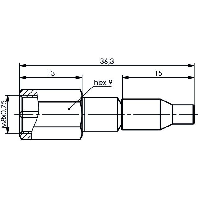 Telegärtner - Koax-Steckverbinder FME-Kabelstecker 100025644 cr/cr − 5 Stück