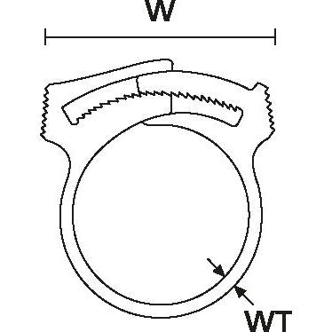 HellermannTyton - Befestigungsschelle für Kabel/Rohre Befestigungsschelle SNP6-HIR-BK-C1 − 100 Stück