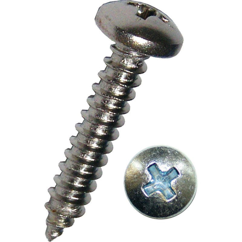 Dresselhaus - Blechschraube Linsen-Blechschrauben 3414/000/53 3,5x19 mit Kreuzschlitz, A2 − 25 Stück