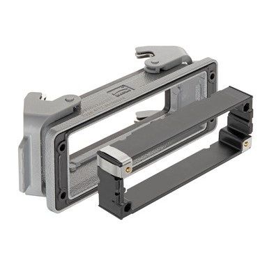 Harting - Gehäuse für Rechtecksteckverbinder Anbaugehäuse 09300240391 Han24B-AGG-RearFitQB − 1 Stück