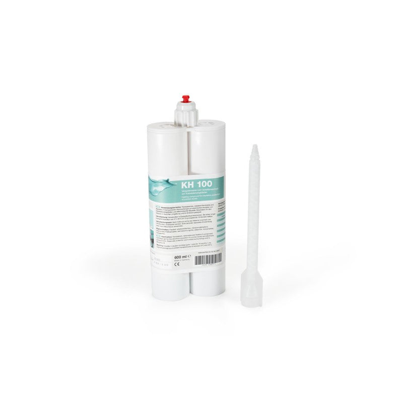HellermannTyton - Kabelharz 2K-KH100 Kartusche 600ml Gel100-600mlKH100-CL mit SF- System