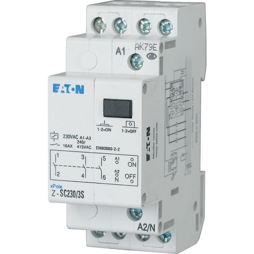 Eaton - Stromstoßschalter Stromstossschalter Z-SC230/2S1O +Z.230VAC/16A/2S+1O