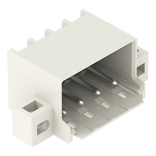 WAGO - Leiterplattensteckverbinder THT-Stiftleiste Lötstift 2092-1424/005-000 1,4mm,abgew.,llgr − 200 Stück