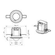 BEG Brück Electronic - Bewegungsmelder/Präsenzmelder komplett Präsenzmelder PD2N-M-1C-LED-DE