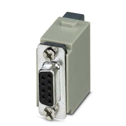 Phoenix Contact - Kontakteinsatz für Rechtecksteckverbinder Kontakteinsatzmodul HC-M-DSUB 09-UT-F