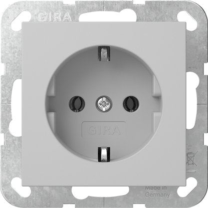 Gira - Steckdose o.Kr. 4466015 Grau
