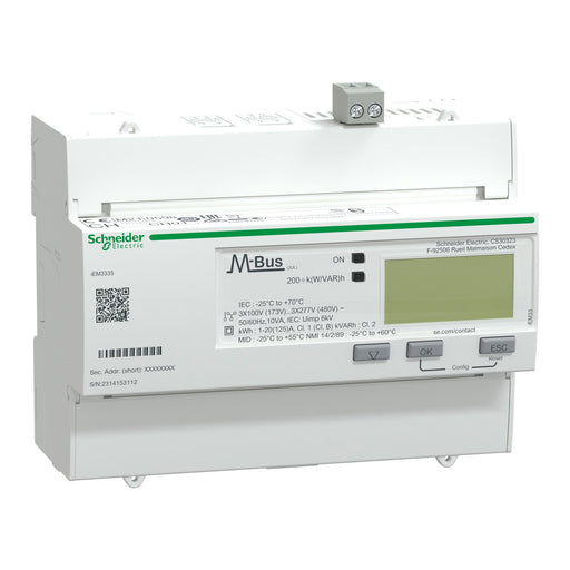Schneider Electric - Elektrizitätszähler Energiezähler IEM3335 A9MEM3335 3P 125A