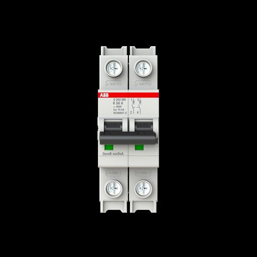 ABB Stotz S&J - Leitungsschutzschalter Sicherungsautomat S202MR-K50 10kA, 50A, 2P, RTT