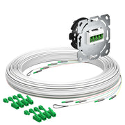 Kaiser - Kommunikationsanschlussdose LWL Teilnehmeranschluss Gf-TA 4250086 4xF, LC/APC QD L=60m