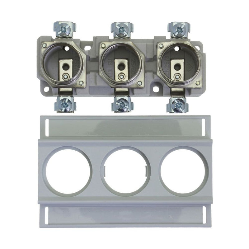 Eaton - D-Sicherungssockel Sicherungsunterteil SICHERUNGS#TFD27 Niedersp. 25A 500V − 4 Stück