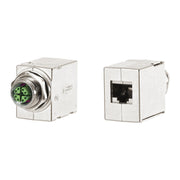Metz Connect - Modulare Kupplung Schaltschrankdurchführung MWN811A415 gerade M12-RJ45 − 10 Stück