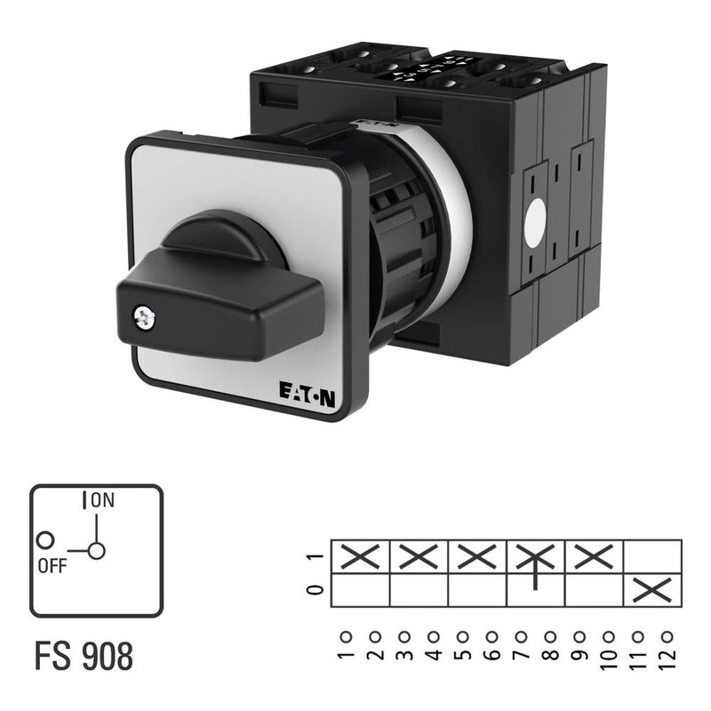 Eaton - Lasttrennschalter EIN-AUS-Schalter T3-3-15680/EZ 3polig+N 1S1Ö 32A