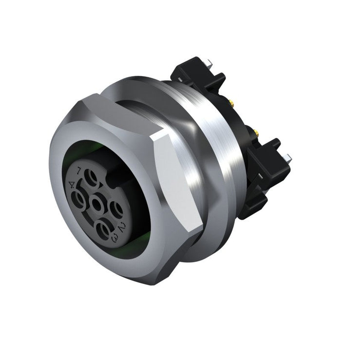 Weidmüller - Rundsteckverbinder, Einbau (PCB) Stecker SAIE-M12B-4-9SMT M12  − 25 Stück
